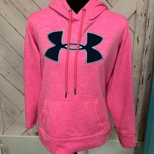 Pink under armour hoodie